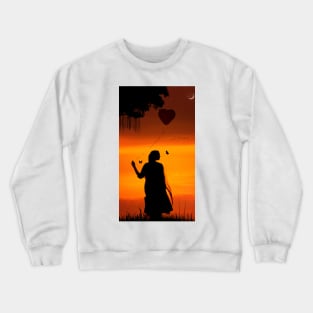 Sunset Butterfly Crewneck Sweatshirt